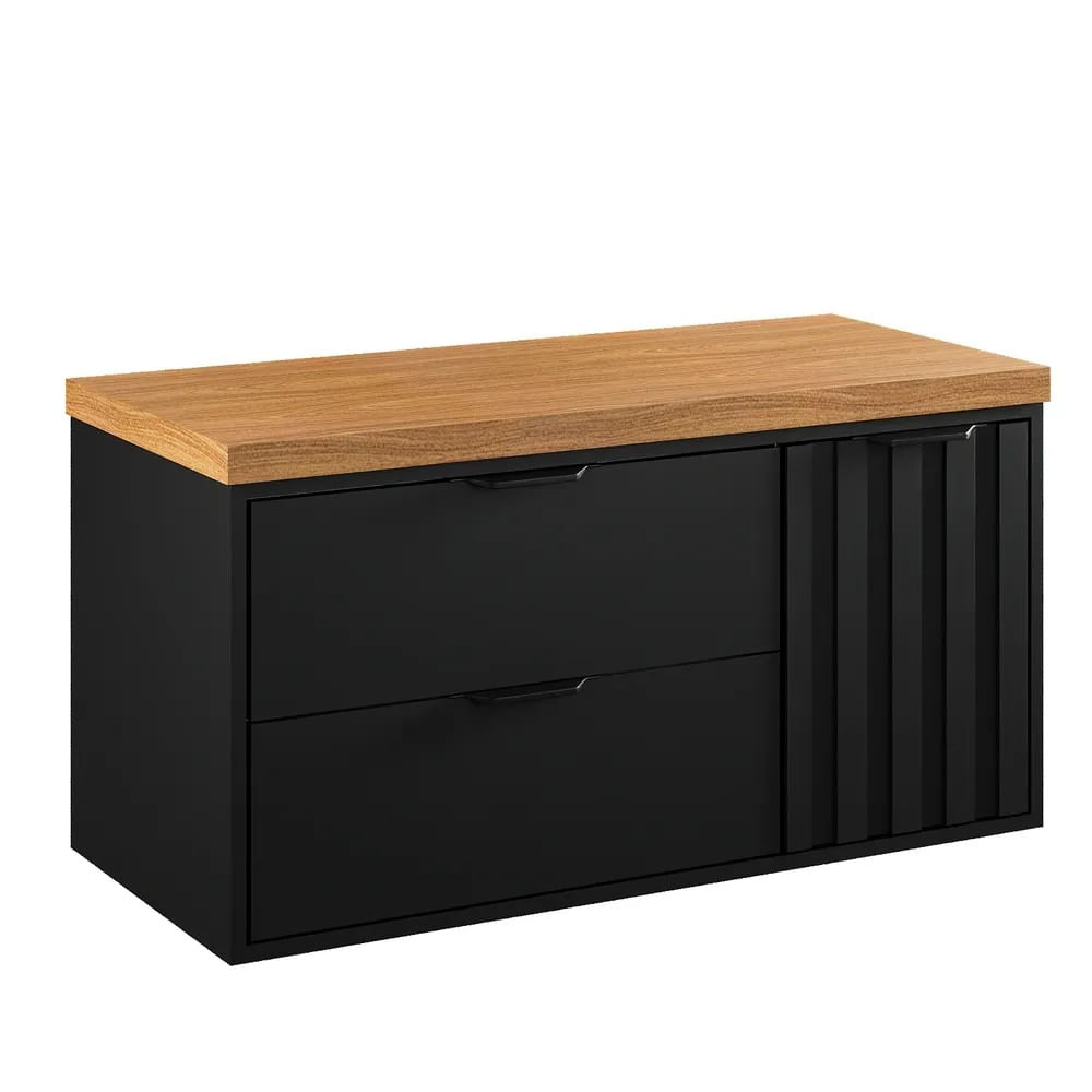 Gabinete Bruxelas 90Cm Freijo Preto Darabas