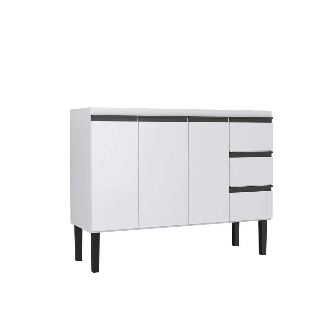 Gabinete Aço Netuno 144X85X50Cm Branco Cozimax
