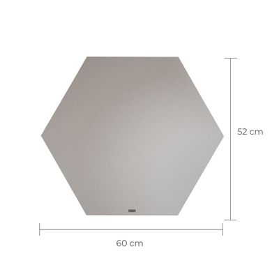 Telhanorte | Espelho Hexagonal Samambaia Led Bivolt 52x60cm Astra