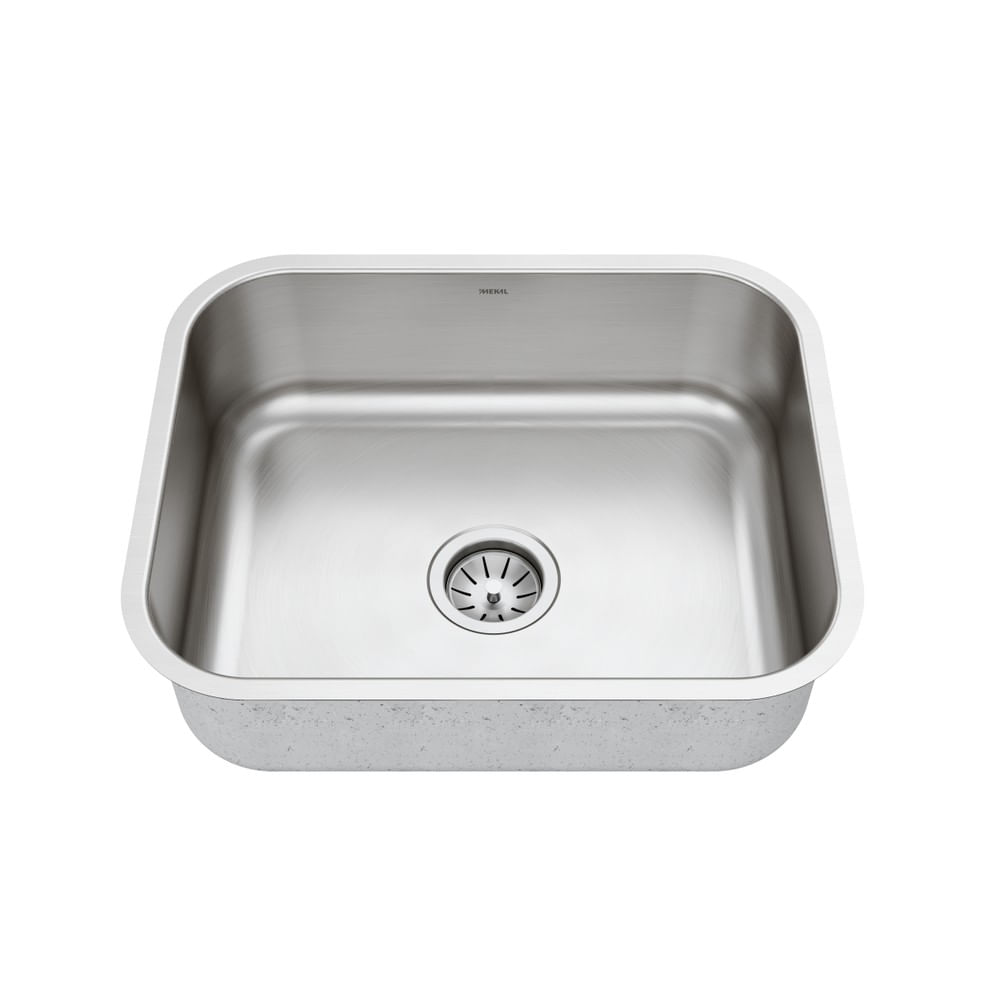 Cuba Simples CS50 Escovada Em Aço Inox 304 50x40x20cm Mekal