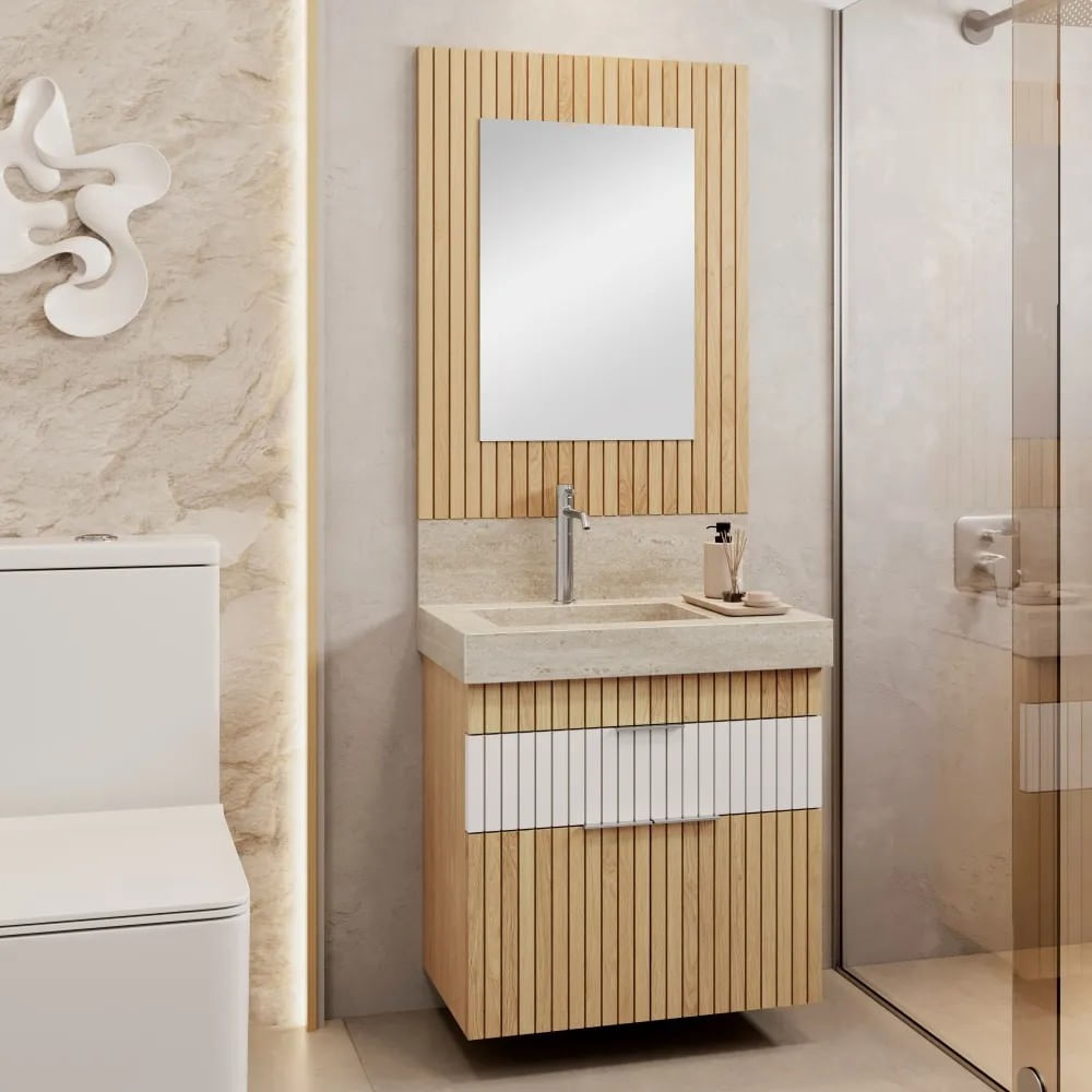 Conjunto Slim Kit Ripy 60Cm Wood Bumi