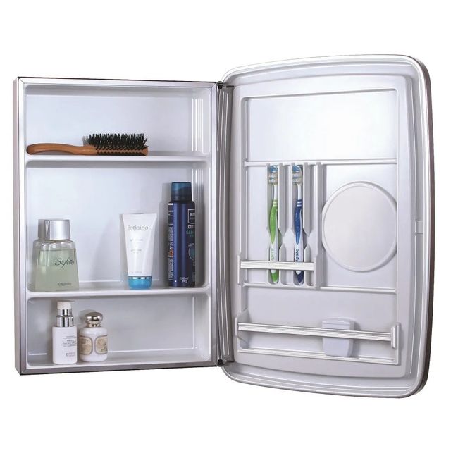 Armário Para Banheiro Sobrepor Inox 1112 Cris Metal