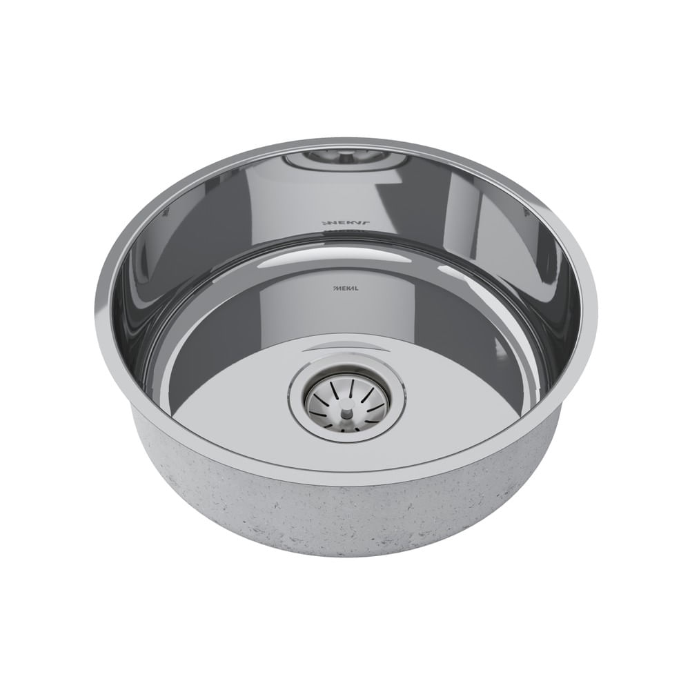 Cuba Redonda CR38 0.7 Alto Brilho Válvula 4.5 38X38X17CM Aço 304 Mekal