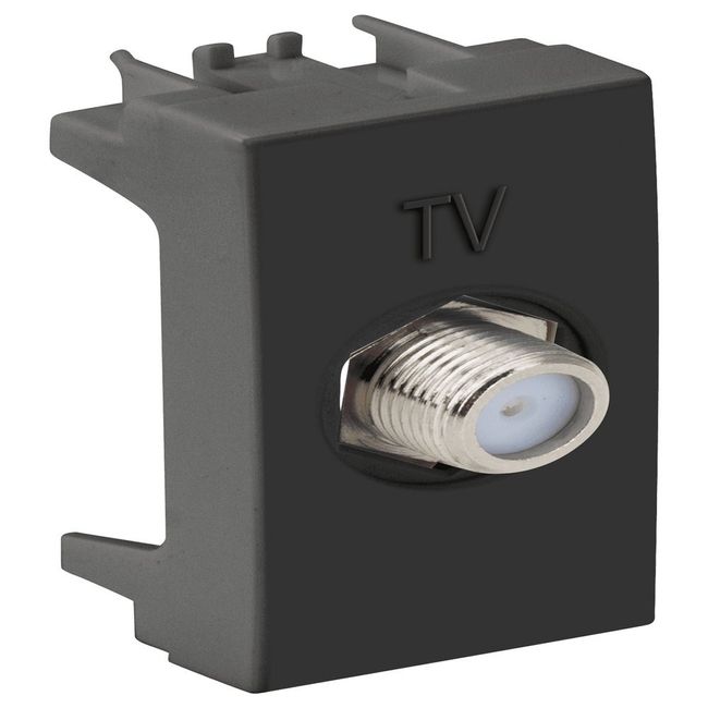 Modulo-Tomada-Coaxial-Para-Tv-75-Ohms-Grafite-Fosco-S3035-Simon-1194844-1