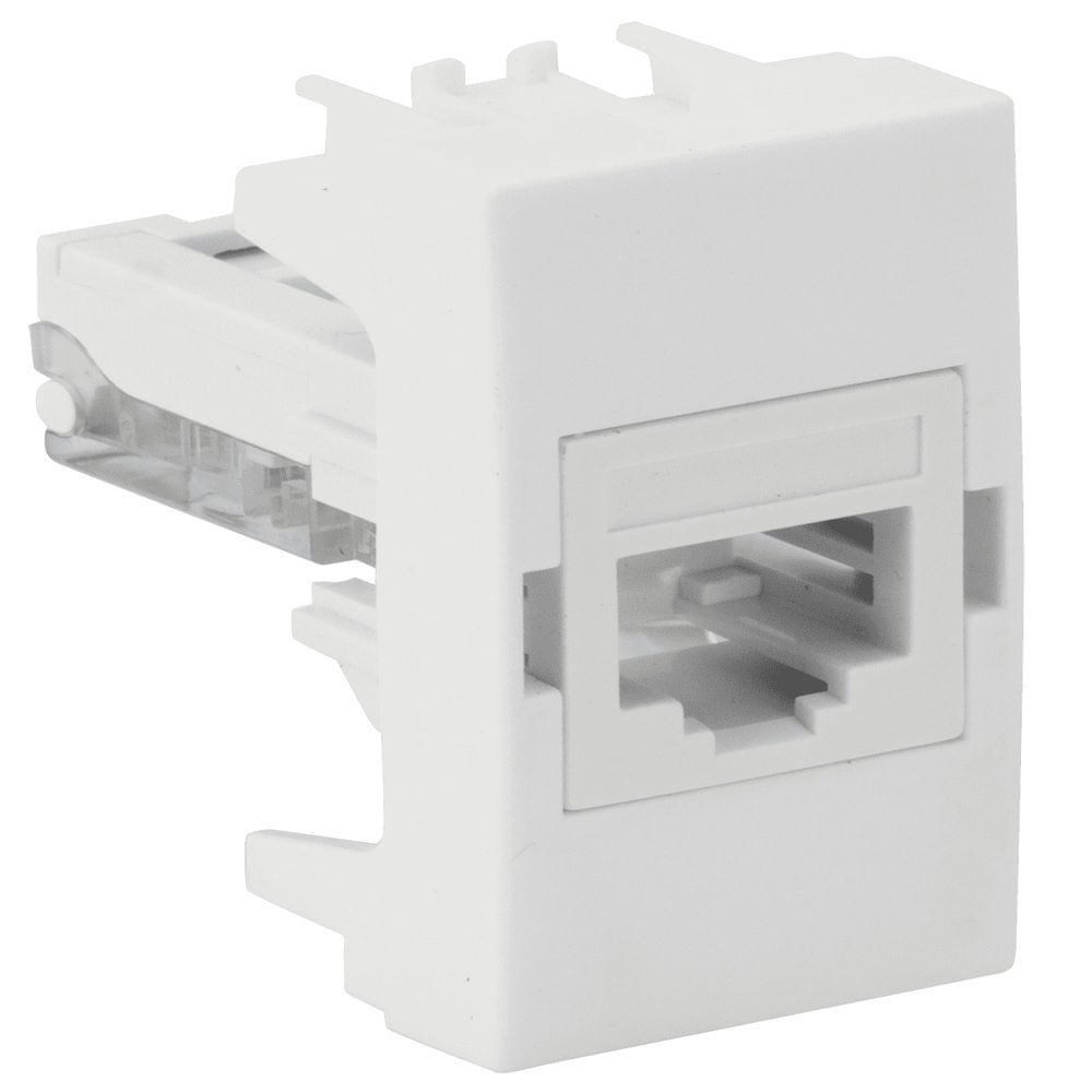 Módulo Tomada Rj 45 Cat 5E Branco S30/35 Simon
