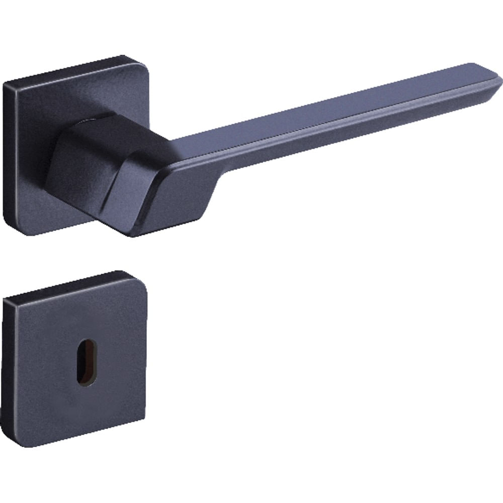 Fechadura Vega Interna 4742 Preto Fosco 83694 Aliança