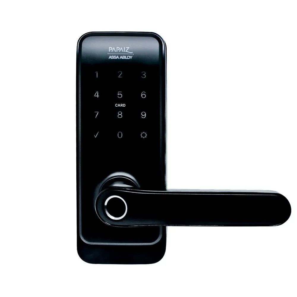 Fechadura Eletronica Smart Lock Sl205 Preta Papaiz