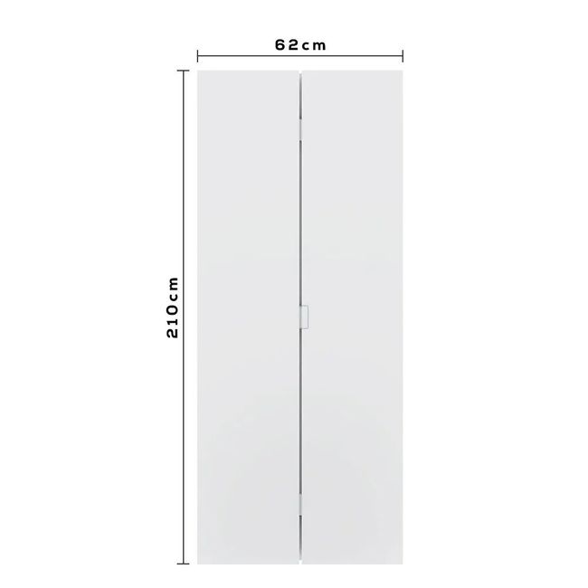 Folha Porta Camarão Duo Lisa 210X62 Primer Sem Ferragem Vert