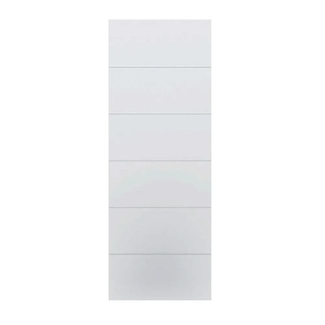 Folha Porta Bella Mdp Sólida Pintado Branco 210x80 Vert