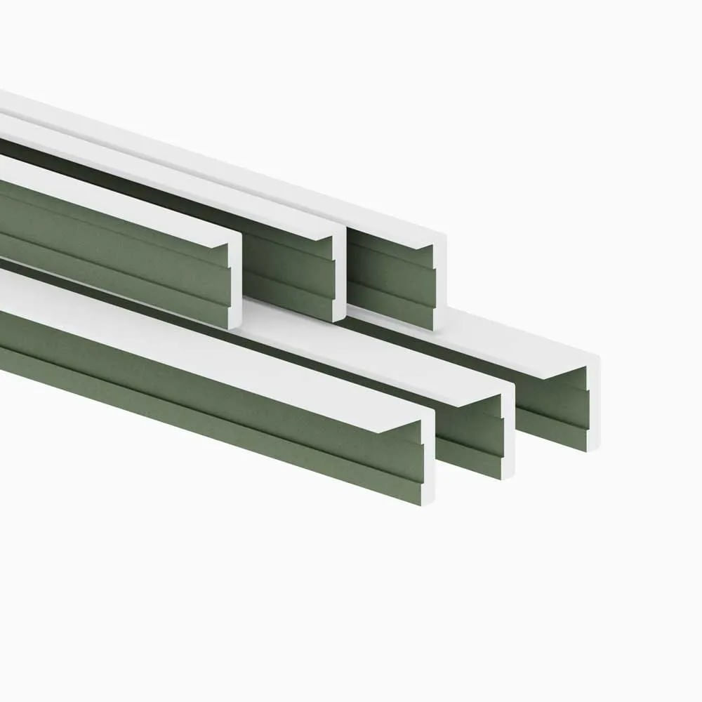 Jogo Guarnição Regulavel Polister Branco 2210X5X1,5           2 Lados Vert