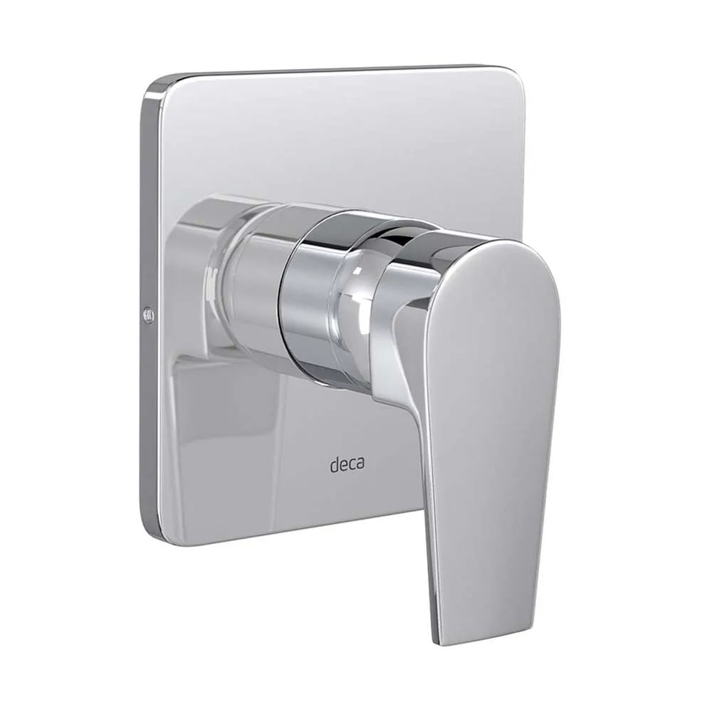 Acabamento de Monocomando de Chuveiro para Alta e Baixa Pressão Level Cromado Deca
