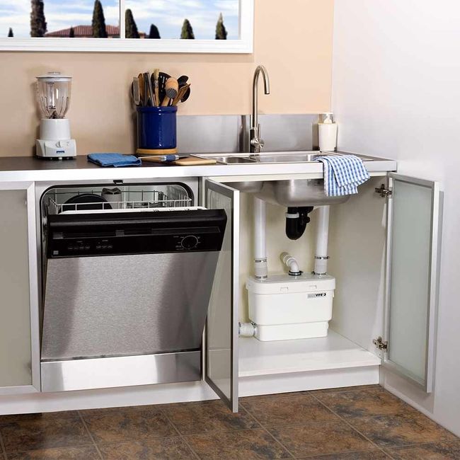 Bomba De Evacuaçao Sanivite  Para Cozinha E Lavanderia Sanitrit