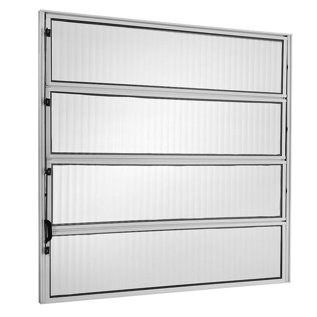 Janela Basculante de Alumínio 80x80 Branco Ecosul Esquadrisul