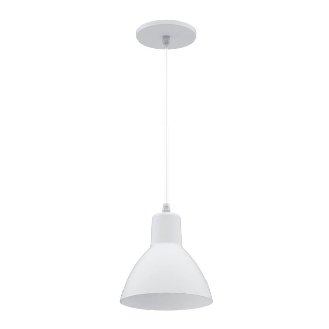 Luminária Pendente TD 622/1 E27 Branca Taschibra