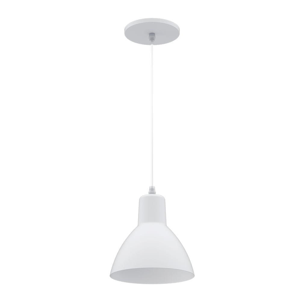 Luminária Pendente TD 622/1 E27 Branca Taschibra