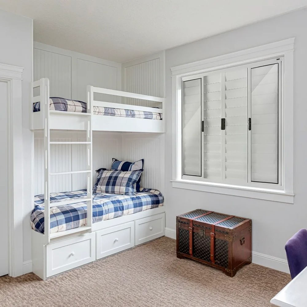 Janela Veneziana de Alumínio 100x120 com Grade Branco Ecosul Esquadrisul