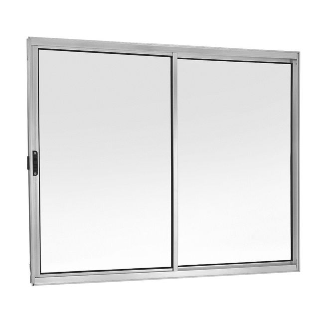 Janela de Alumínio de Correr 100x120 Esquerda Branco Ecosul Esquadrisul