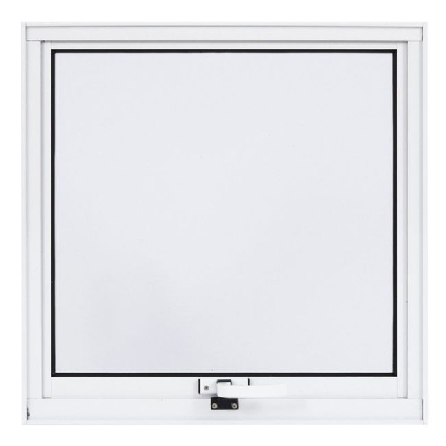 Janela Maxim-Ar Alumínio Branco 60x60x4 Alumifort Sasazaki