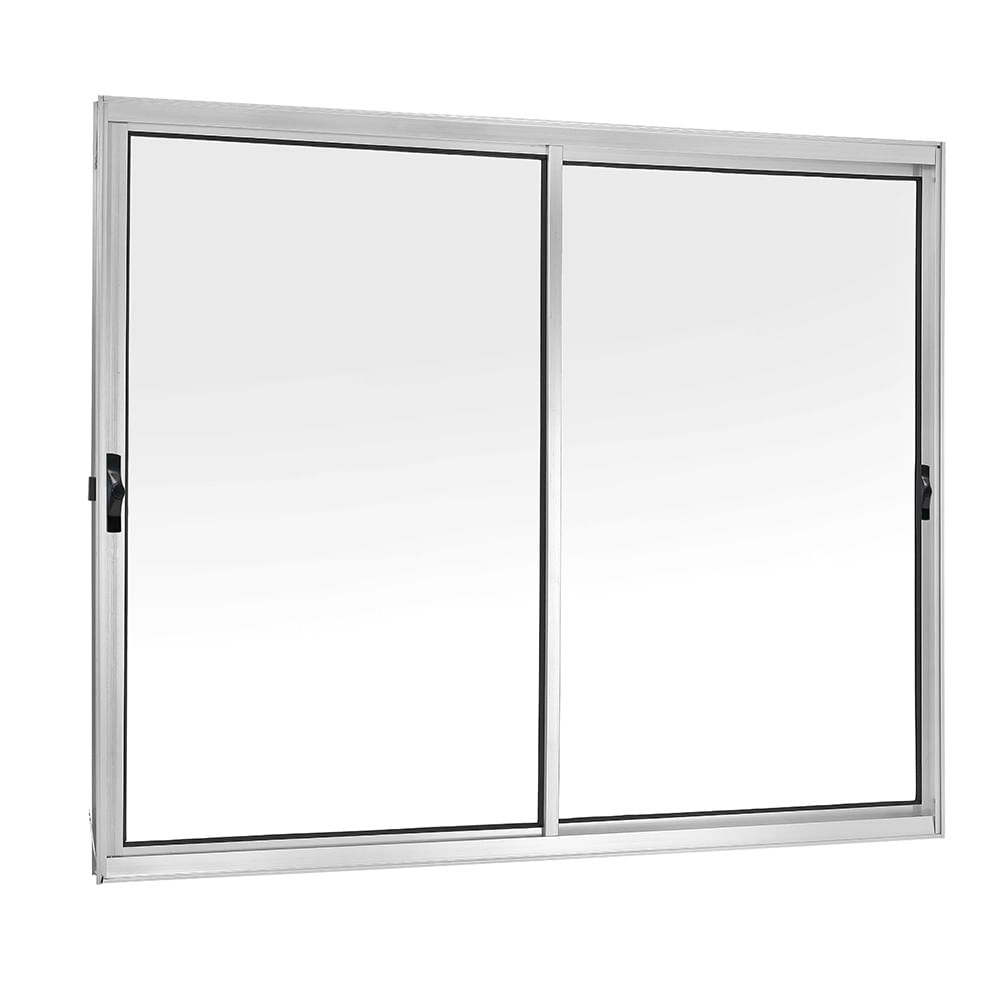 Janela Correr 2 Folhas Móveis Sem Grade Vlis 100x150 Branco Fortsul Esquadrisul