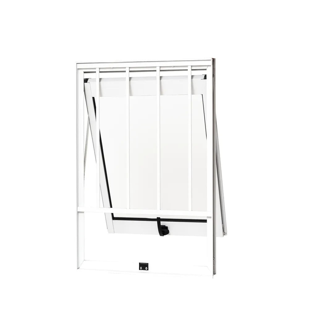 Janela Maxim-ar Alumínio Grade Oval Vidro Boreal 80X60X6,7 Branco Cristal Ramassol