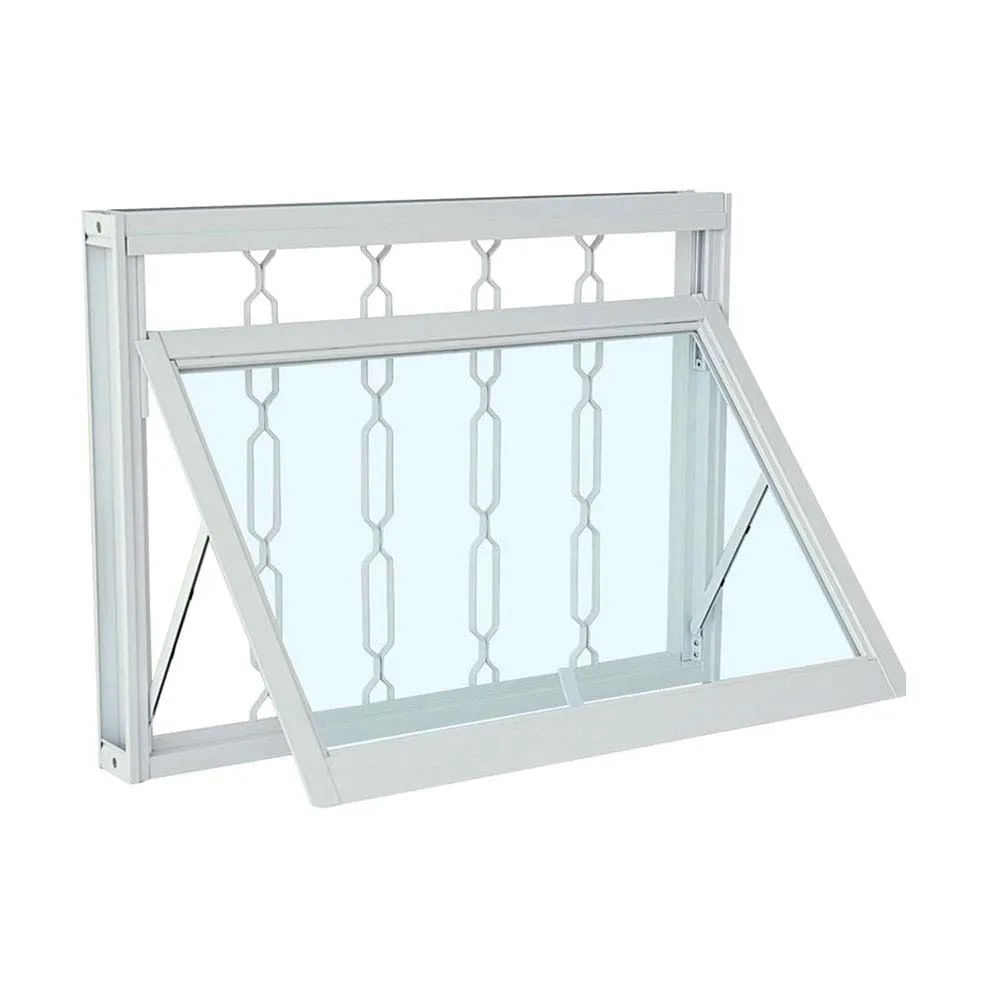 Janela Maxim-Ar Aço Branco Grade Elo 40x60x8 Prátika Sasazaki