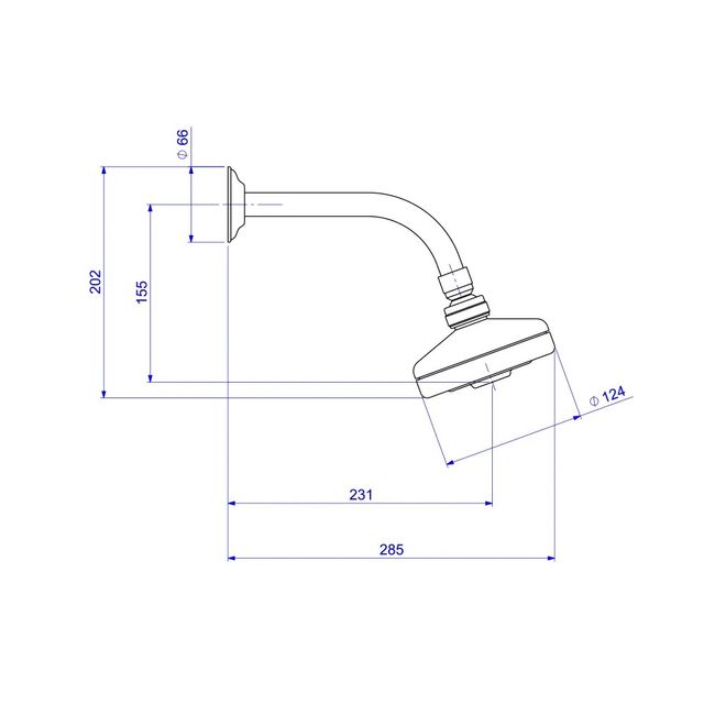 Chuveiro Acqua Plus Standard Deca Cromado de Parede