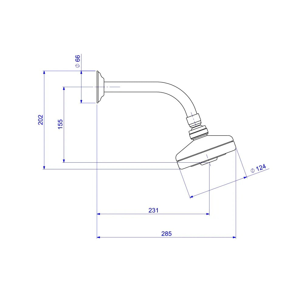Chuveiro Acqua Plus Standard Deca Cromado de Parede
