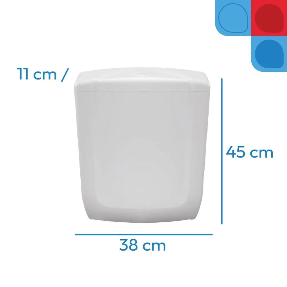 Caixa Descarga Baixa Branca De Até 6 Lpf E Duplo Acionamento Astra