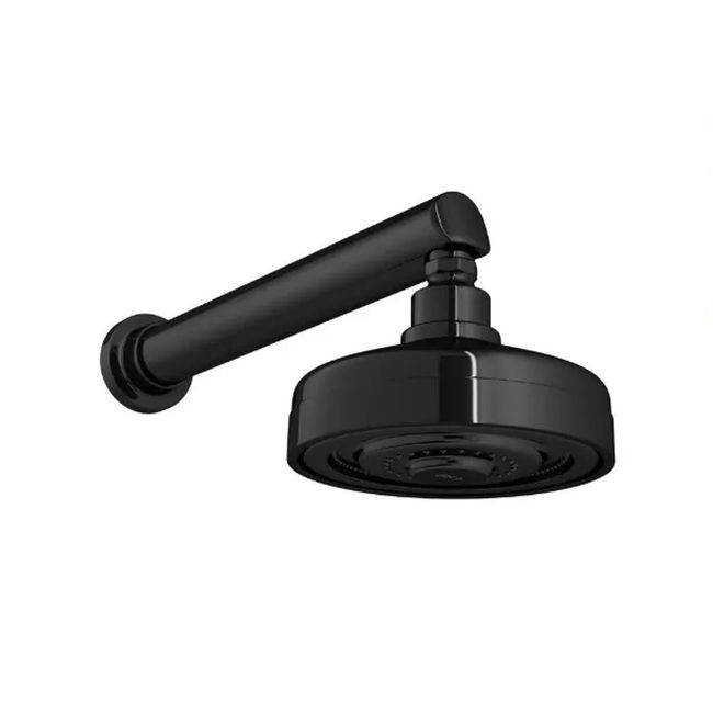 Chuveiro Com Tubo Reto De Parede Acqua Plus Black Noir Deca