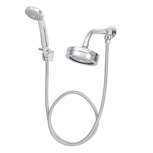 Chuveiro Ducha Autolimpante Jato Redonda com Desviador Parede Cromada Master Celite