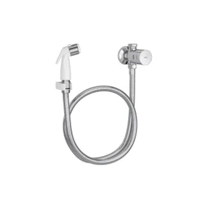 Ducha Higiênica com Registro e Derivação de Parede Cromado Deca