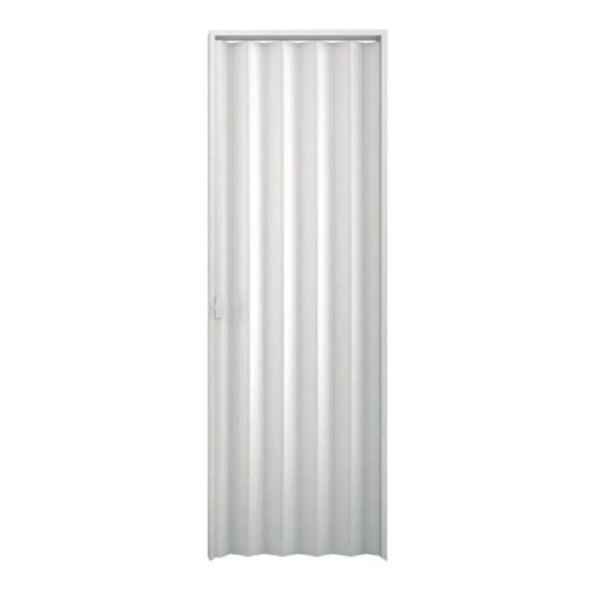 Porta Sanfonada PVC 2,10x90cm Branco Plasbil