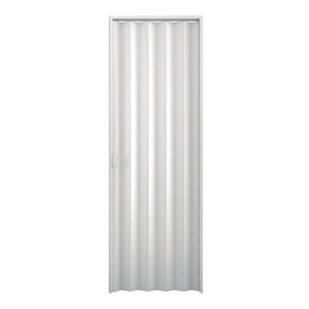 Porta Sanfonada PVC 2,10x90cm Branco Plasbil
