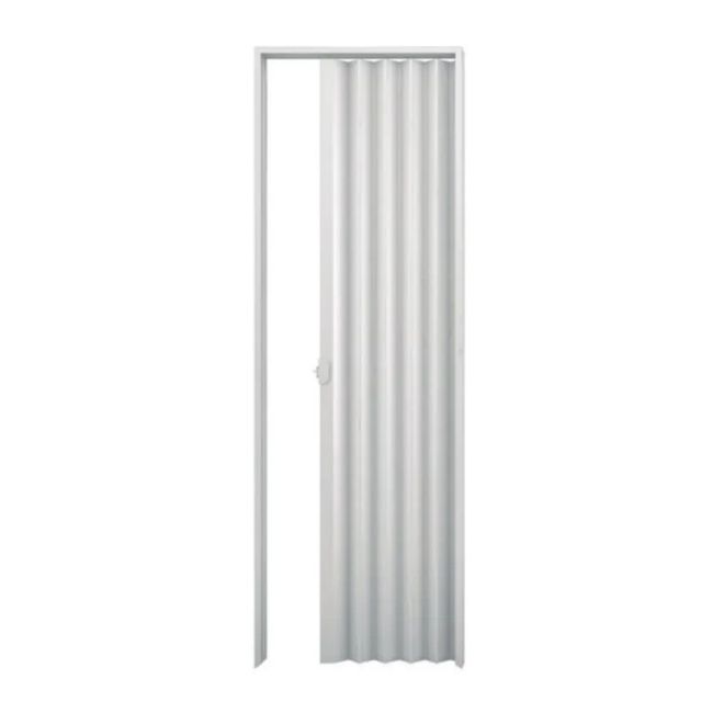 Porta Sanfonada PVC 2,10x90cm Branco Plasbil