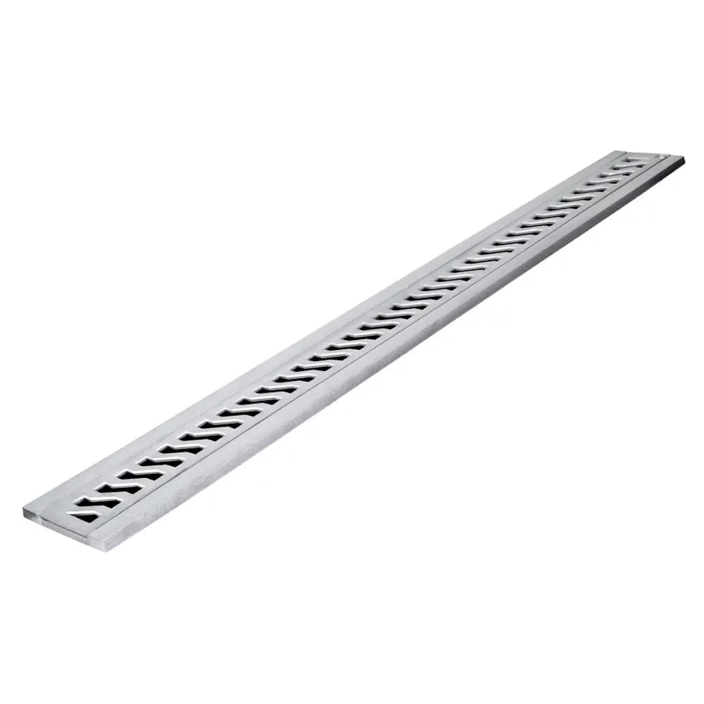 Grelha e Porta Grelha Pedestre Martelado 10X100 Alumínio Costa Navarro