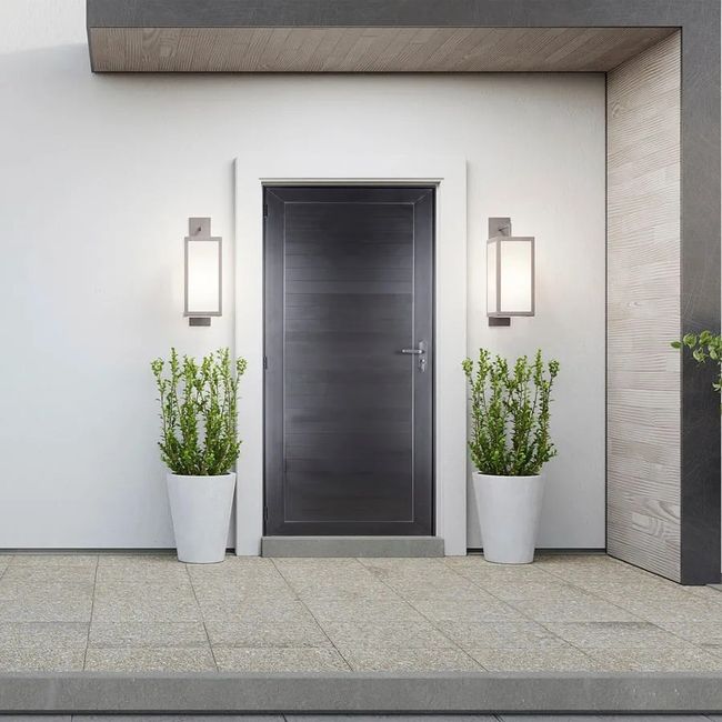 Porta Lambril Fechadura Direita 210x80 Preto Fortsul Esquadrisul