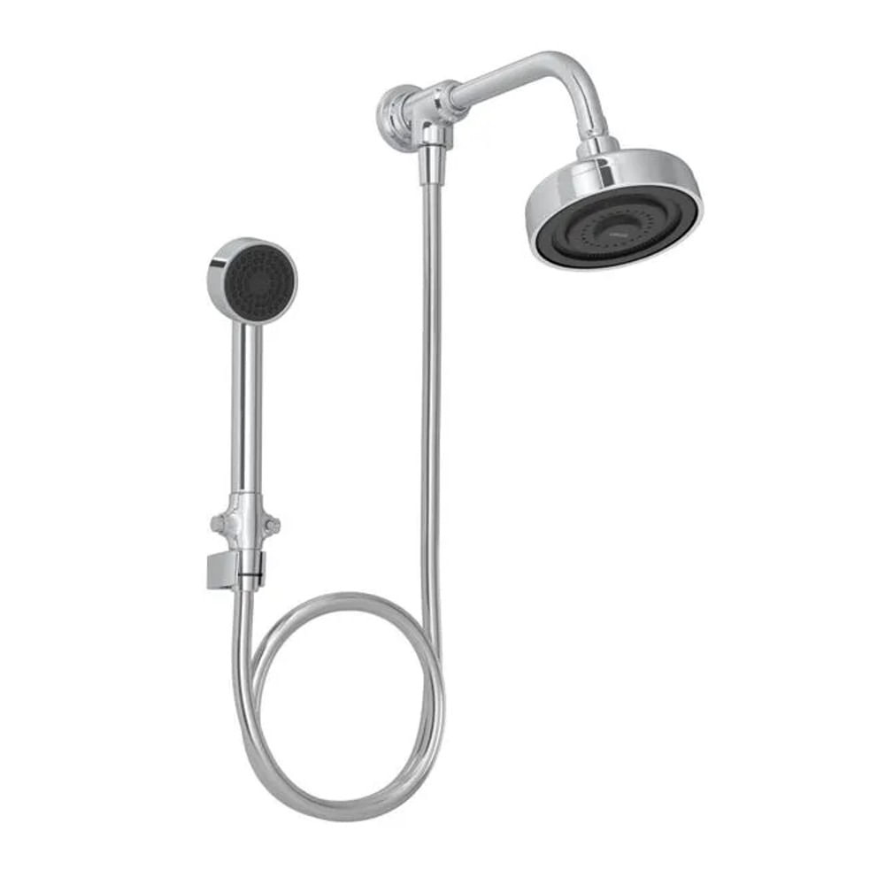 Kit Chuveiro de Parede Acqua Plus com Desviador Cromado Deca