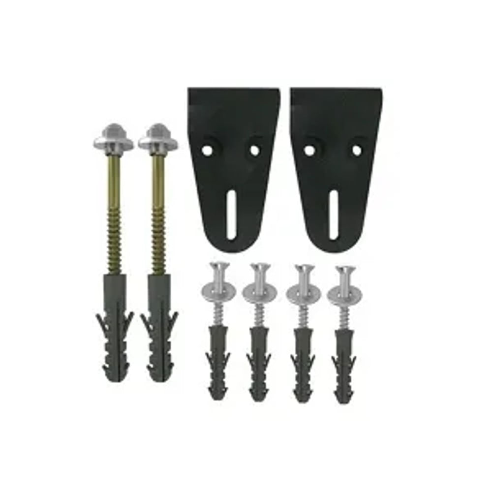 Kit de fixação para tanque com garra cromado Forusi