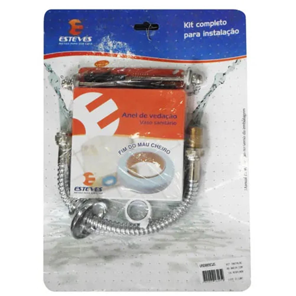 Kit de instalação para bacia de caixa acoplada Esteves