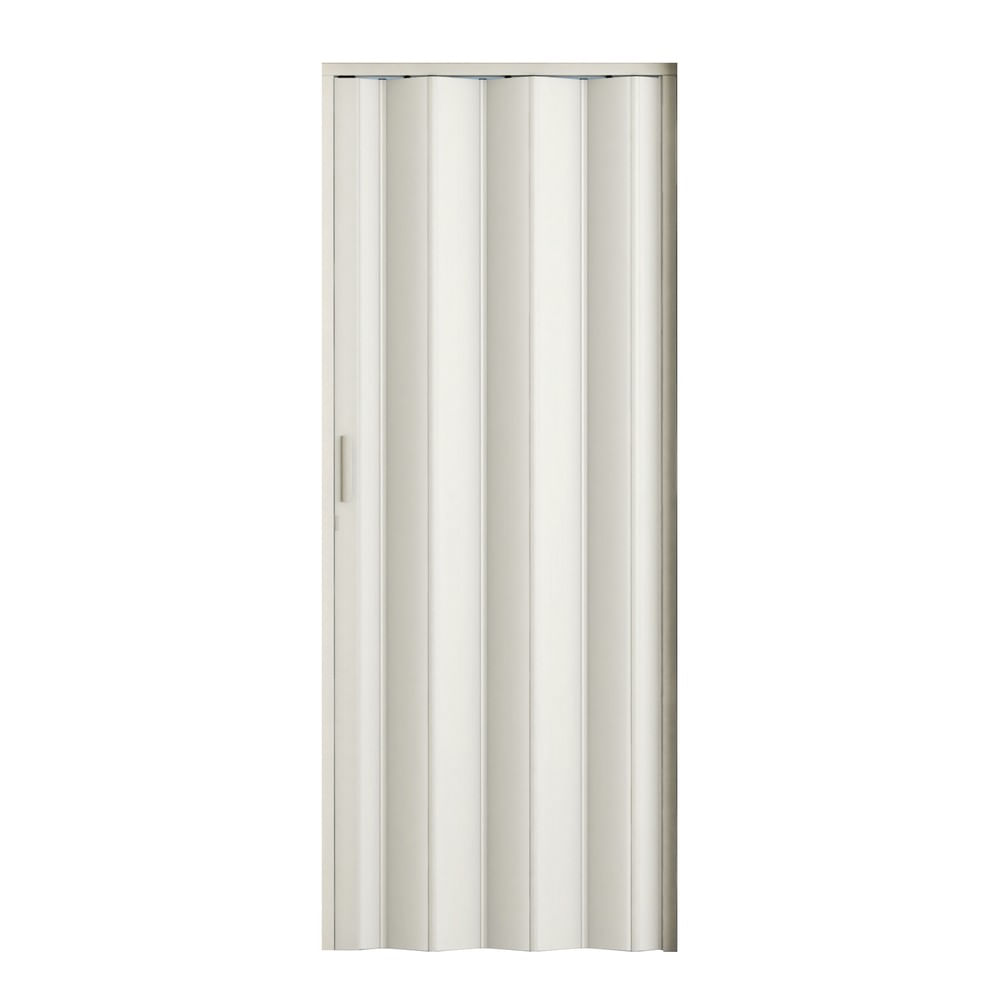 Porta Sanfonada com Trinco PVC 72x210cm Branco BCF