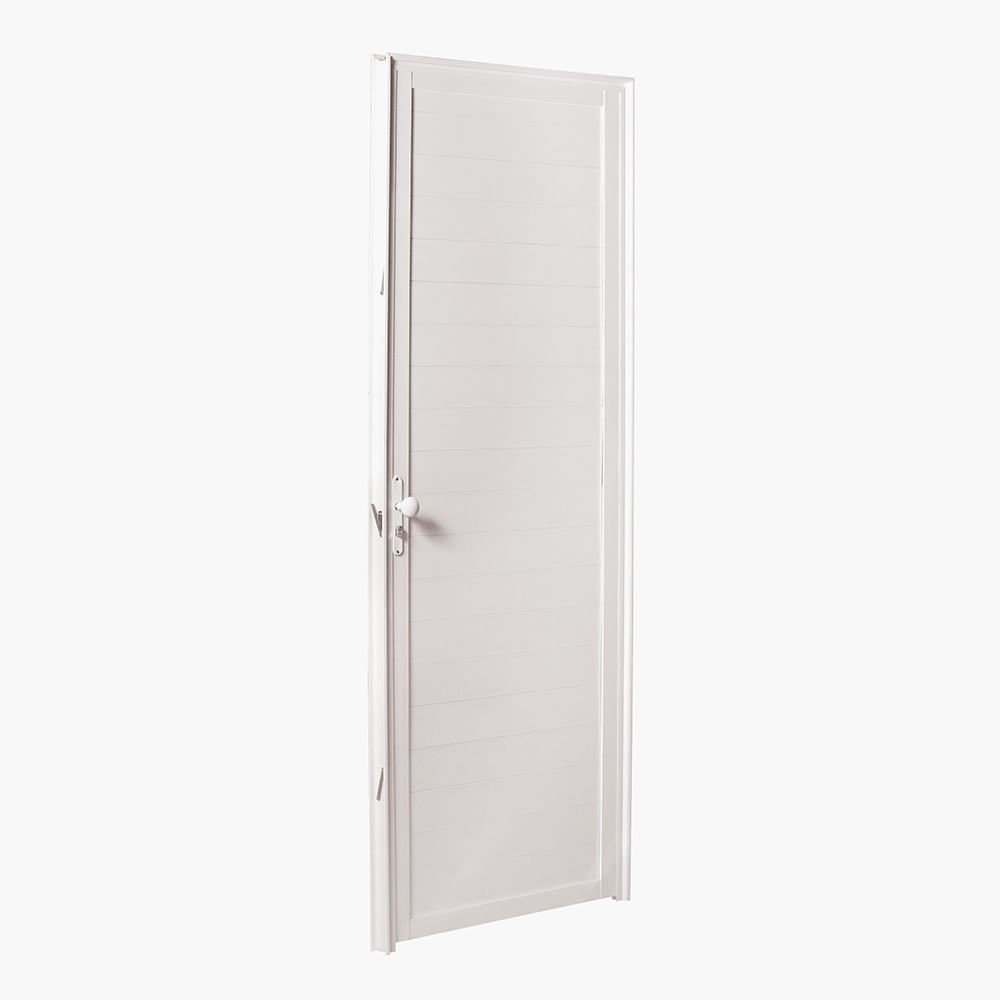 Porta Lambril Fechadura Direita 210x80 Branco Fortsul Esquadrisul