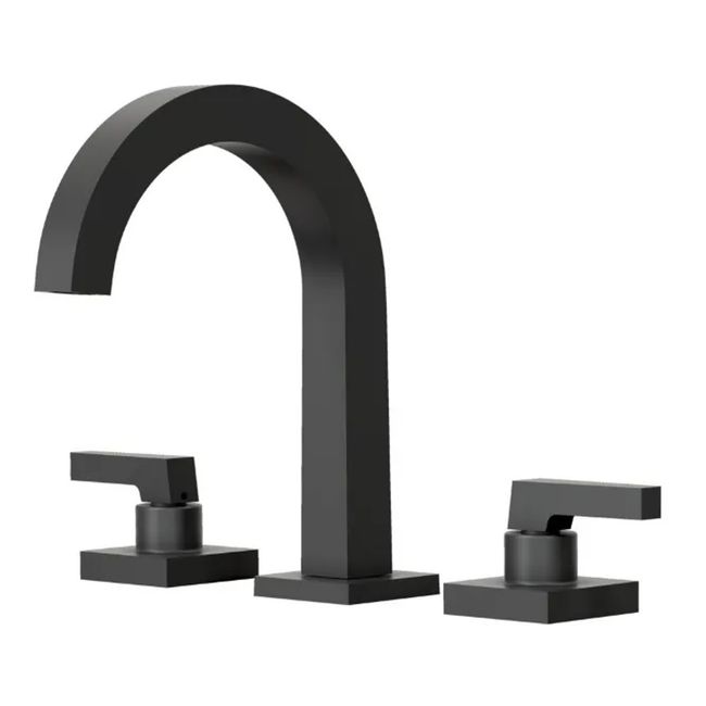 Torneira com Misturador para Lavatório de Mesa Bica Alta Bela Clássica Black Fani