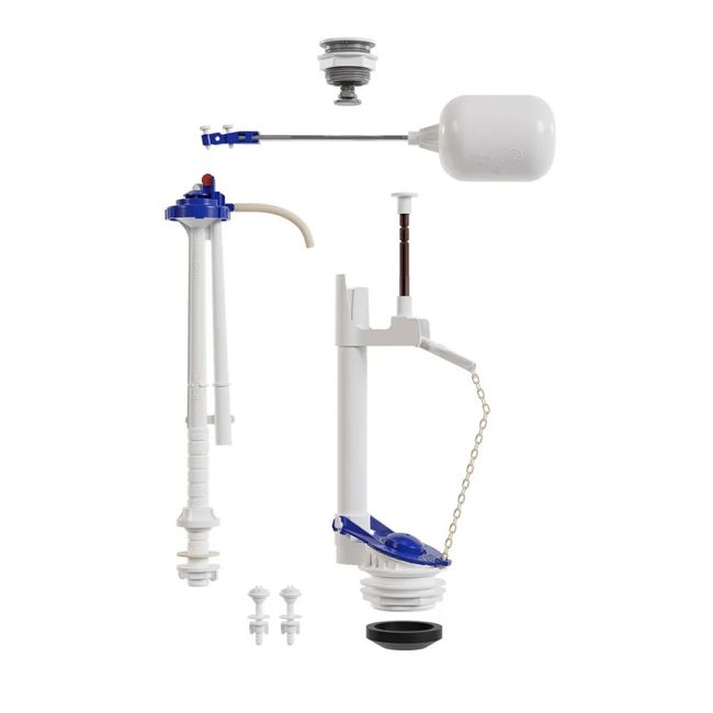 Mecanismo Completo Universal Simples com Acionamento Superior com Botão Branco Astra