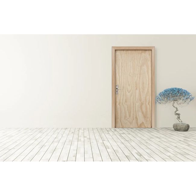 Porta para Pintura 60cm Direito com Batente 14cm Pinus Grantok