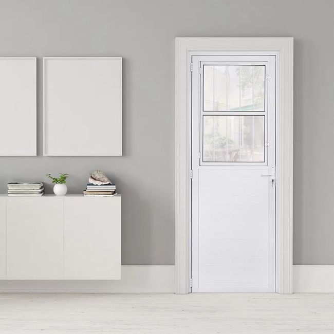 Porta Lambril Postigo Direita Vmb 210x80 Branco Fortsul Esquadrisul