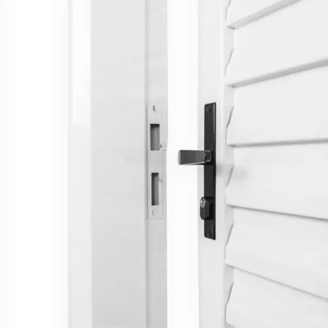 Porta Laminada 215X85Cm Aço Branco Minasul Direita Mgm