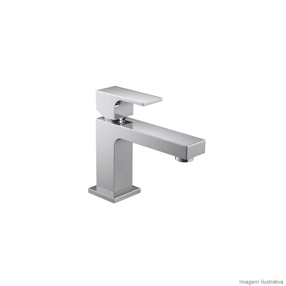 Torneira com Misturador P/ Lavatório Monocomando De Mesa Bica Baixa Unic Cromado Deca