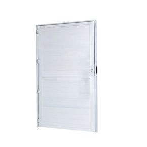 Telhanorte | Pta Alum Lambri Pux Inox Dir 90Cm Pt Ram
