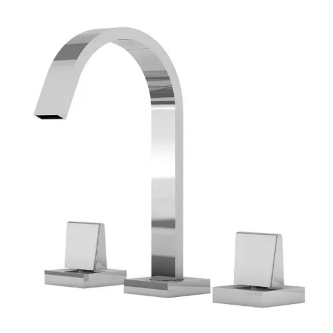 Torneira com Misturador Prima para Lavatório de Mesa Bica Alta Cromado Fani