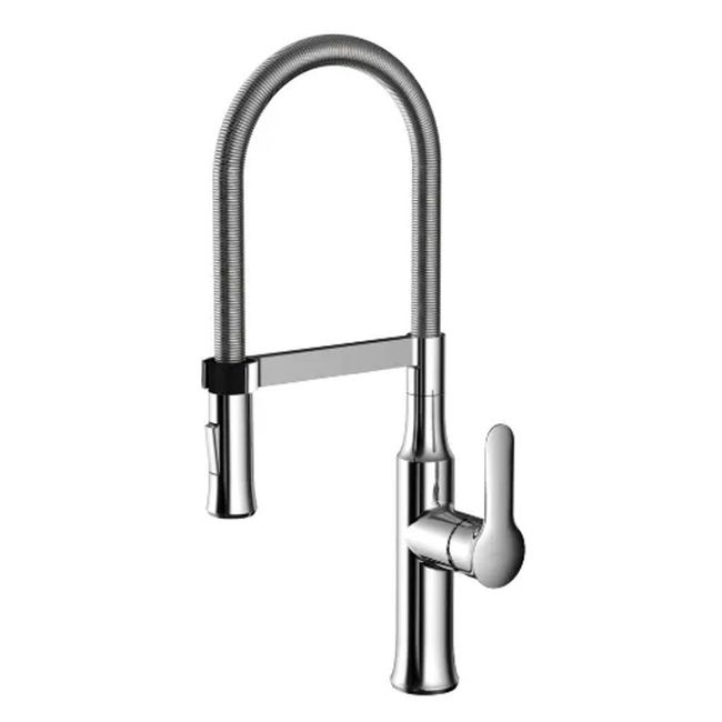 Torneira com Misturador para Cozinha Gourmet de Mesa Cromada Fani